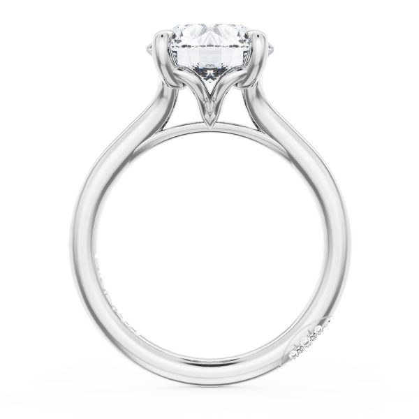 Round Solitaire Engagement Ring - Image 2