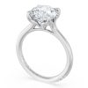 Round Solitaire Engagement Ring - Image 3
