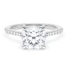 Cushion Solitaire Engagement Ring