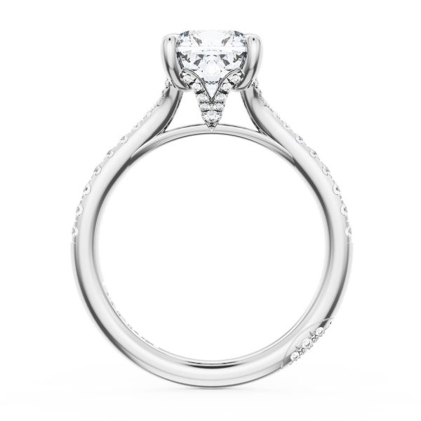 Cushion Solitaire Engagement Ring - Image 2