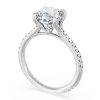 Cushion Solitaire Engagement Ring - Image 3