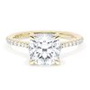 Cushion Solitaire Engagement Ring