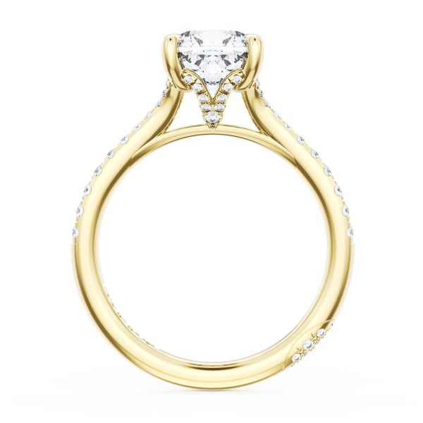 Cushion Solitaire Engagement Ring - Image 2