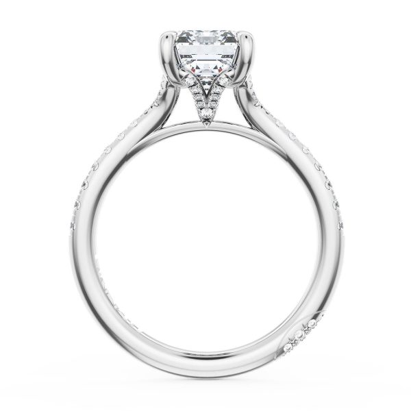 Emerald Solitaire Engagement Ring - Image 2