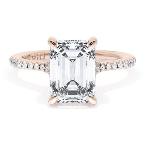 Emerald Solitaire Engagement Ring