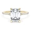 Emerald Solitaire Engagement Ring