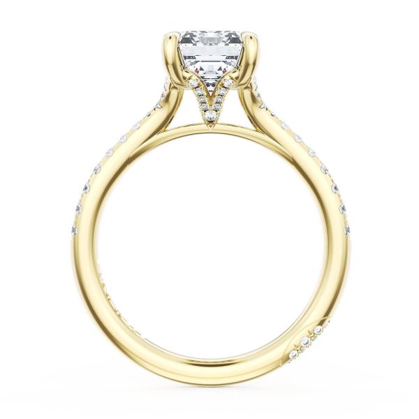 Emerald Solitaire Engagement Ring - Image 2