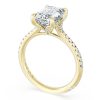 Emerald Solitaire Engagement Ring - Image 3
