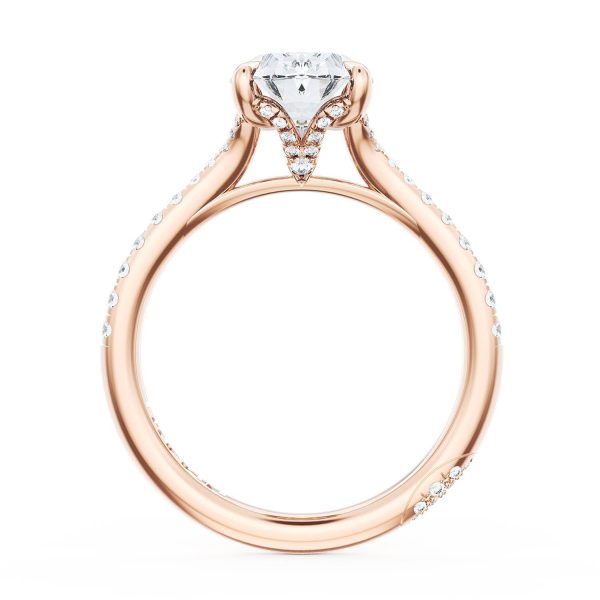 Oval Solitaire Engagement Ring - Image 2