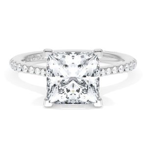Princess Solitaire Engagement Ring