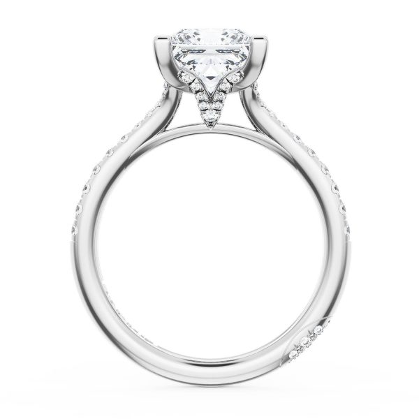 Princess Solitaire Engagement Ring - Image 2