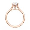 Pear Solitaire Engagement Ring - Image 2