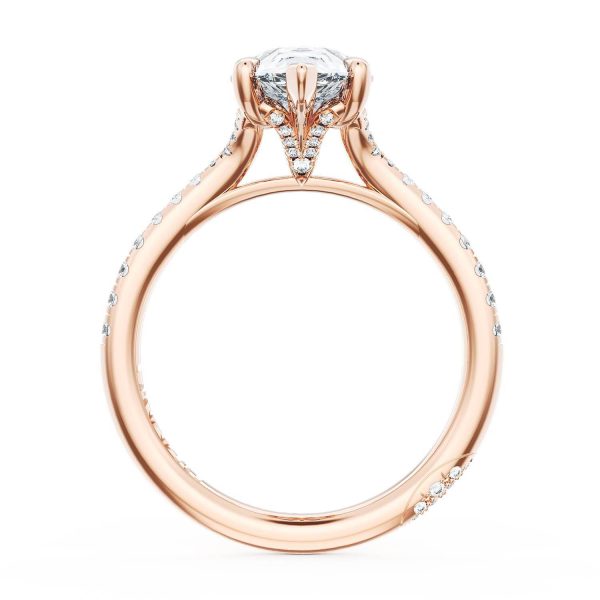 Pear Solitaire Engagement Ring - Image 2