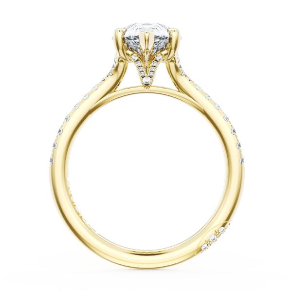 Pear Solitaire Engagement Ring - Image 2