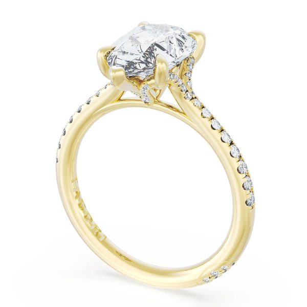 Pear Solitaire Engagement Ring - Image 3