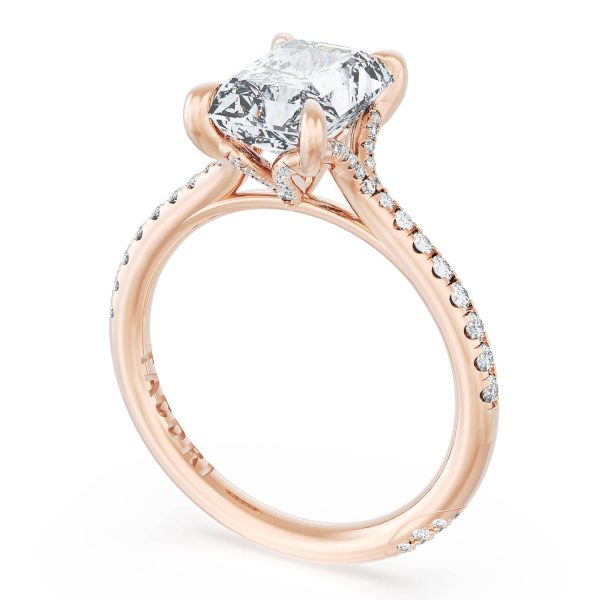 Radiant Solitaire Engagement Ring - Image 3