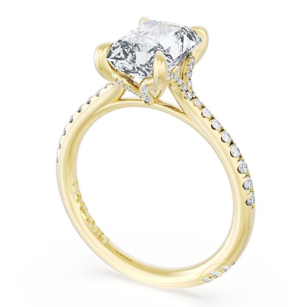 Radiant Solitaire Engagement Ring - Image 3