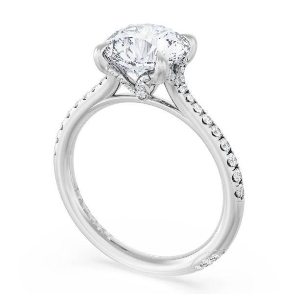 Round Solitaire Engagement Ring - Image 3
