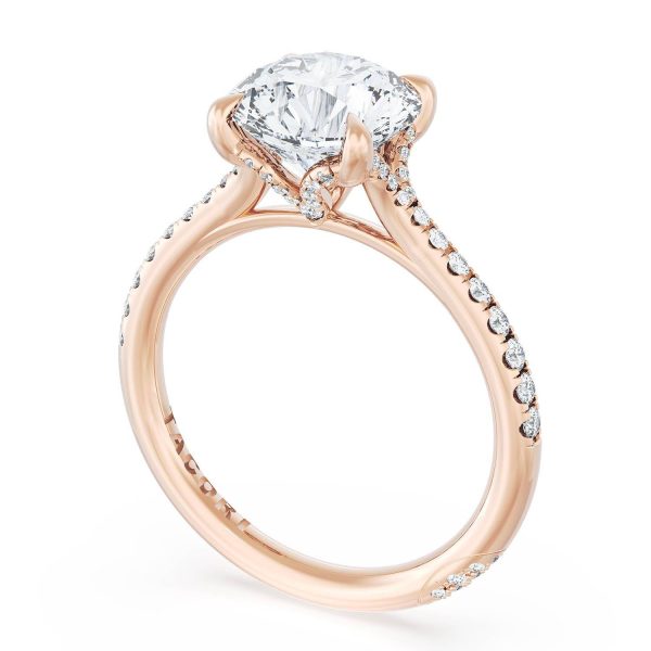 Round Solitaire Engagement Ring - Image 3
