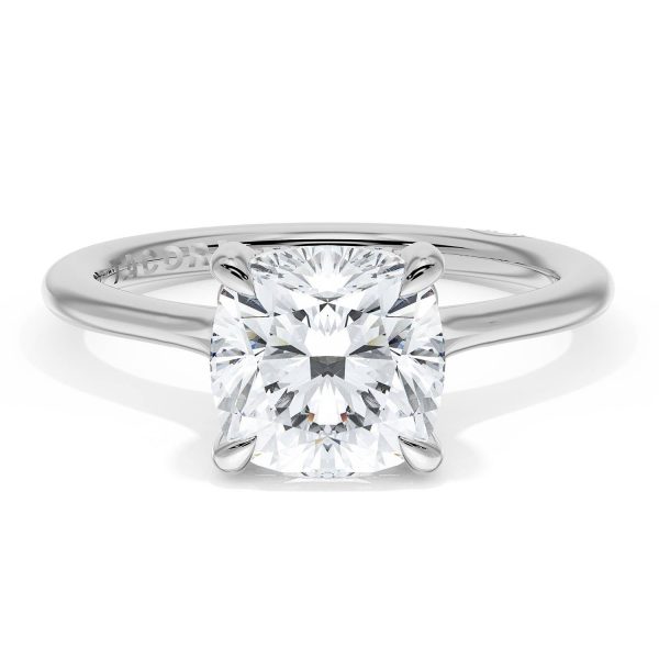 Cushion Solitaire Engagement Ring