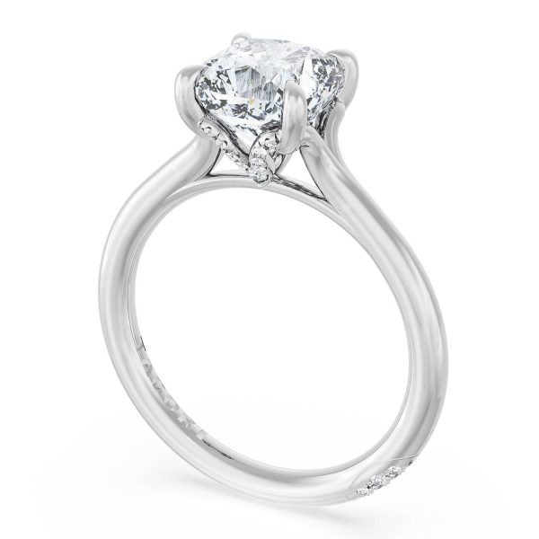 Cushion Solitaire Engagement Ring - Image 3