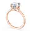 Cushion Solitaire Engagement Ring - Image 3