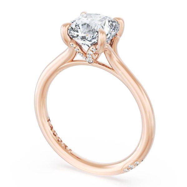 Cushion Solitaire Engagement Ring - Image 3