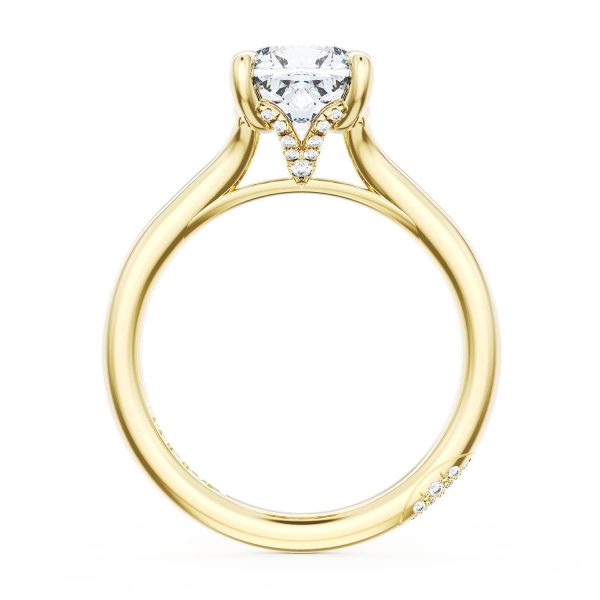 Cushion Solitaire Engagement Ring - Image 2