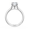 Emerald Solitaire Engagement Ring - Image 2