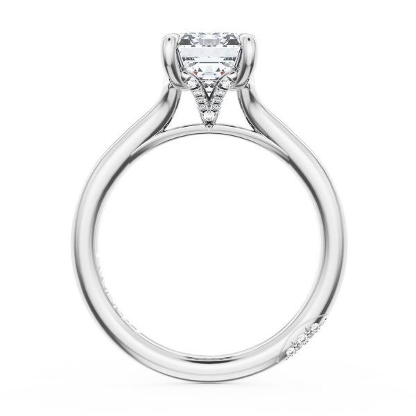Emerald Solitaire Engagement Ring - Image 2