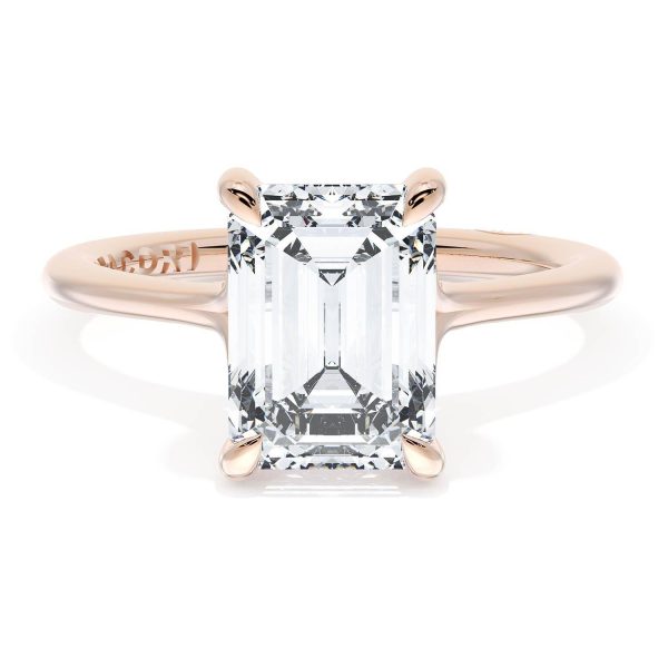 Emerald Solitaire Engagement Ring