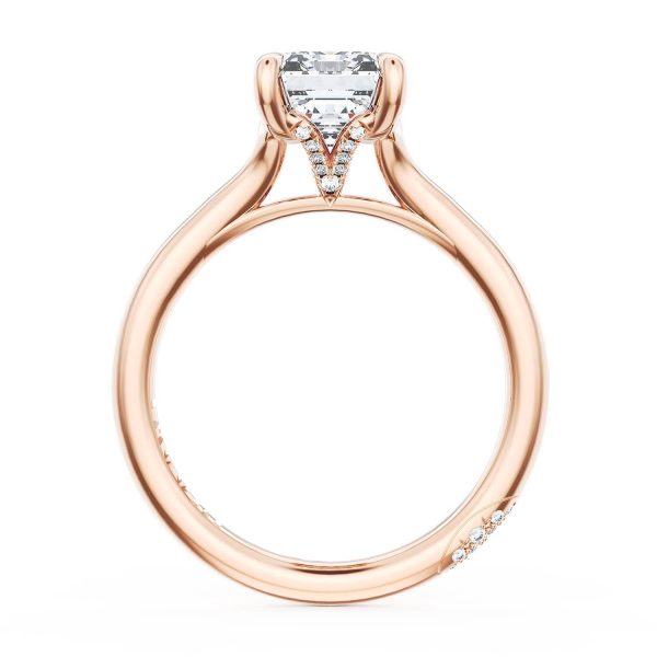 Emerald Solitaire Engagement Ring - Image 2