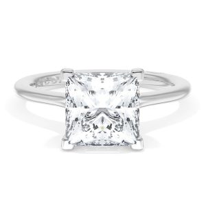 Princess Solitaire Engagement Ring