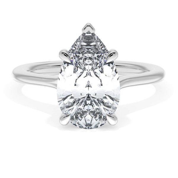 Pear Solitaire Engagement Ring