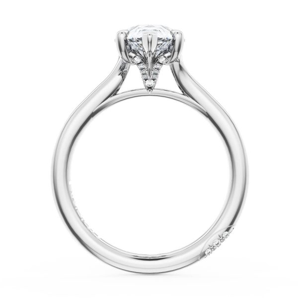 Pear Solitaire Engagement Ring - Image 2