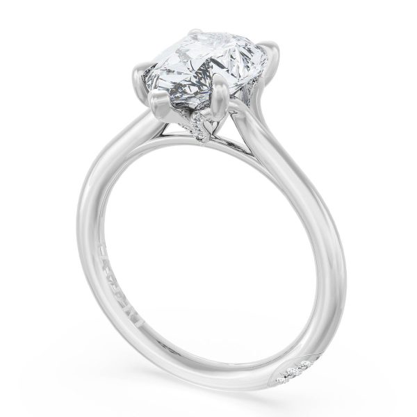 Pear Solitaire Engagement Ring - Image 3