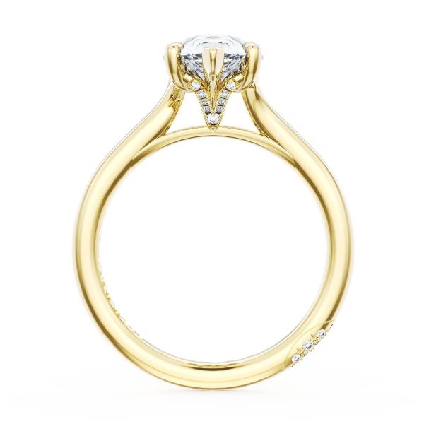 Pear Solitaire Engagement Ring - Image 2
