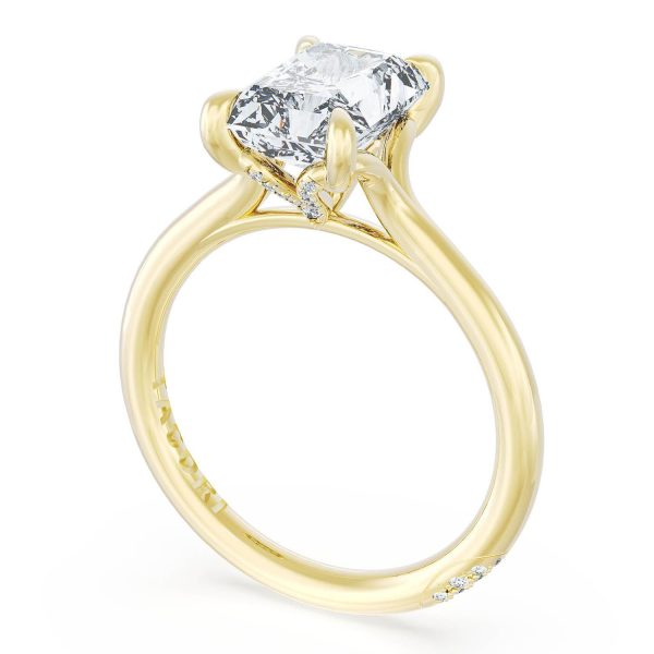 Radiant Solitaire Engagement Ring - Image 3