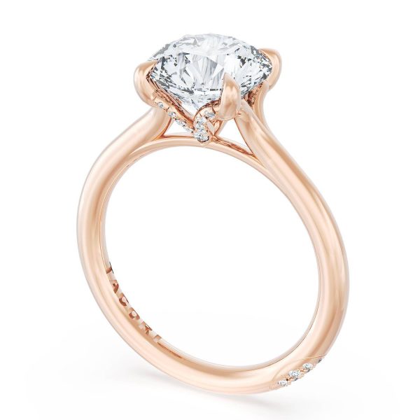 Round Solitaire Engagement Ring - Image 3