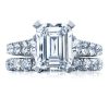 Emerald Solitaire Engagement Ring - Image 3