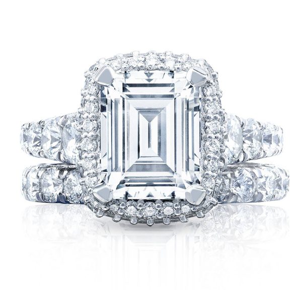 Emerald Bloom Engagement Ring - Image 3