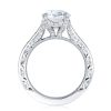 Oval Solitaire Engagement Ring - Image 2