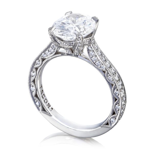 Oval Solitaire Engagement Ring - Image 3