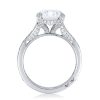 Emerald Solitaire Engagement Ring - Image 2