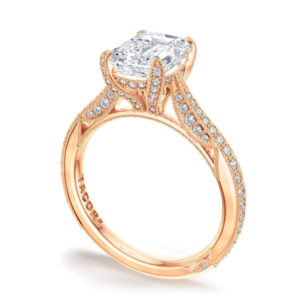 Emerald Solitaire Engagement Ring - Image 3