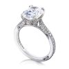 Oval Solitaire Engagement Ring - Image 3