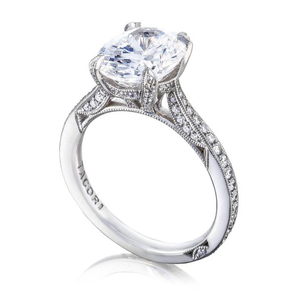 Oval Solitaire Engagement Ring - Image 3