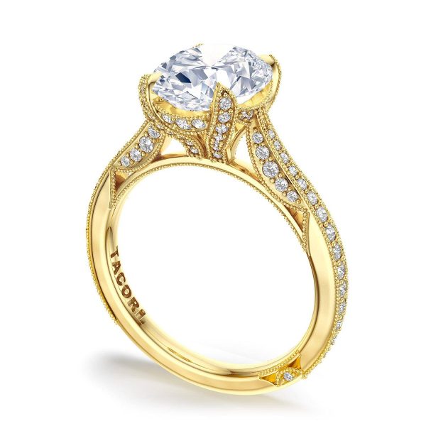 Oval Solitaire Engagement Ring - Image 3