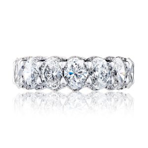 Oval Cut Diamond Eternity Band