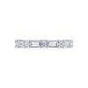 Baguette and Round Diamond Eternity Band
